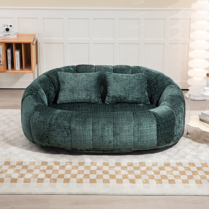 Fauteuil à billes à dossier haut, Vert
