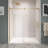 Modern 60" W X 76" H Single Sliding Frameless Shower Door With 3/8-in (10mm) Tempered Glass And Sgcc Certified-120145520