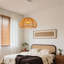 Luminaire suspendu 1 lumière Rattan Flower