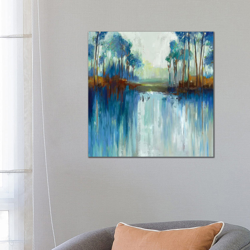Late Summer Landscape by Allison Pearce - Painting on Canvas, 66.04 cm H x 66.04 cm W x 1.91 cm D, Wrapped Canvas