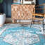 Tapis bleu Prony Southwestern-598751379