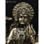 Petite statue en laiton Durga Sherawali Maa
