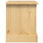Clarkshire 53cm W Solid + Manufactured Wood Bedside Table