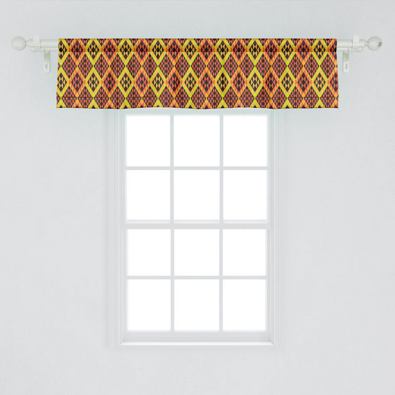Cantonnière Ambesonne Kente, L 54 po x L 12 po