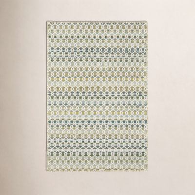 Poppy Moss Handwoven Wool Rug