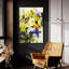 «White Anemones» par Shirley Novak, art mural en verre acrylique, 16 po x 24 po-1532934325