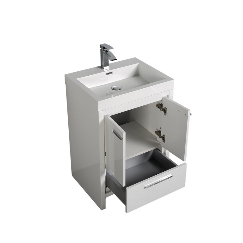 Ensemble de meuble-lavabo simple 35 po Prairie Grove, Blanc