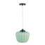 Luminaire suspendu vert en verre rayé-1203750141-1203750128