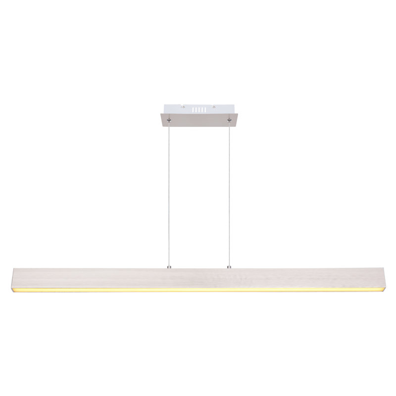 Braithwaite 1 - Light Nickel Matt LED Kitchen Island Pendant