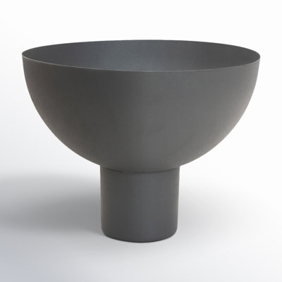 Decorative Metal Footed Bowl