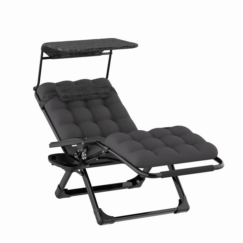 Fauteuil Zero Gravity, Simple | Gris anthracite