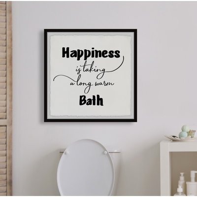 Long Warm Bath - Single Picture Frame Print