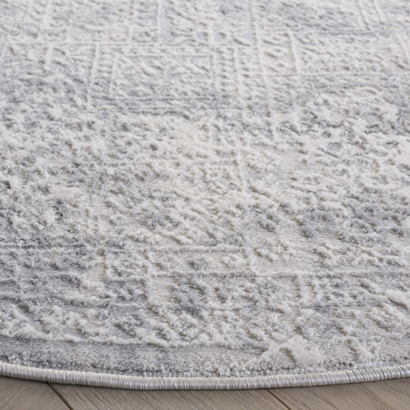 Hanna Performance Southwestern Rug, Round 6'7"
