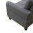 L shape Sectional Sofa Chair with cup holder - Dark Gray-Left