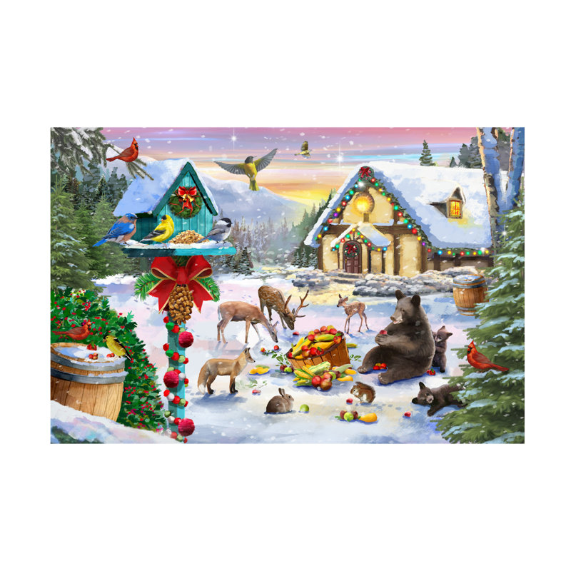 GL Studio Christmas Feast  Canvas Art, 30" H x 47" W