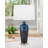 31'' Blue/Grey Table Lamp Set USB