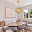 Rola Crystal 1-Light Globe Chandelier