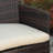 Tiggs 6 - Person Acacia Solid Wood Patio Dining Set Rectangular Table with Cushions Included