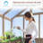 Ourdoor Wooden Polycarbonate Greenhouse 8x14Ft-103535102
