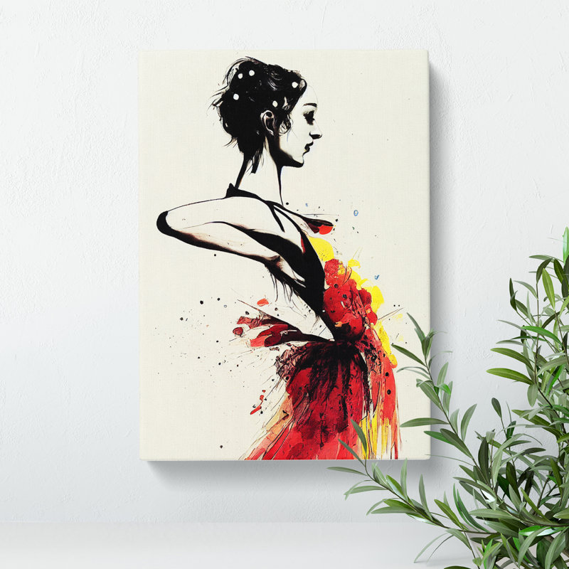 Artistic Woman Art - Wrapped Canvas, 76cm H x 50cm W x 3cm D