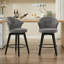 Ensemble de tabourets de comptoir pivotant à 360 ° Modern-1664289200