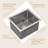14'' L Single Bowl Ceramic Kitchen Sink