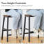 Counter Stool with Metal Frame