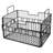 Gourmet Basics by Mikasa Madam Grid Stacking Basket with Lid