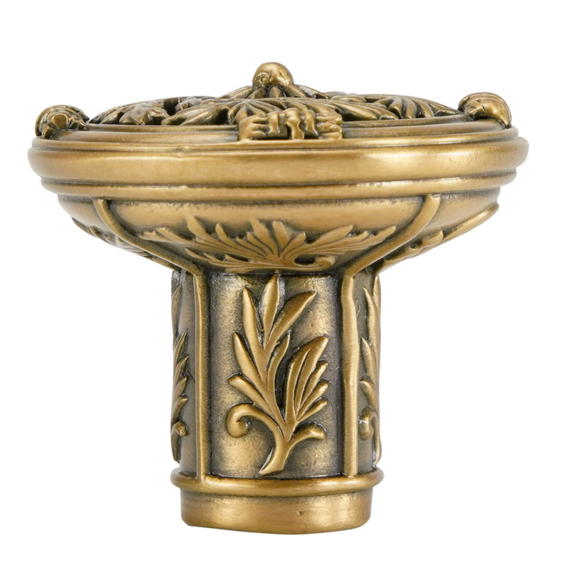 GENEVE KNOB IN PLATE, Gold