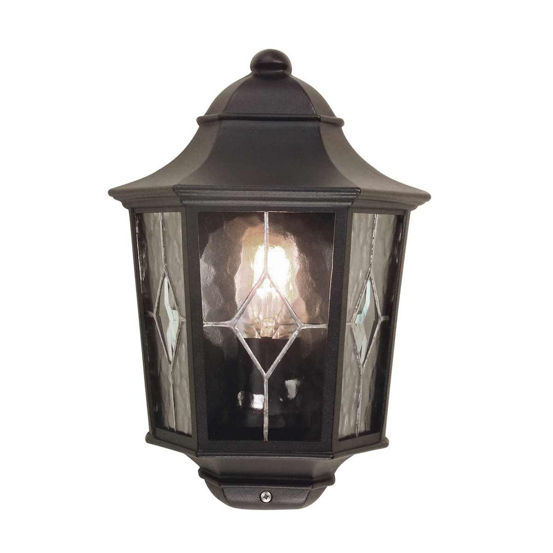 Verdigris Black 35cm H Outdoor Wall Lantern