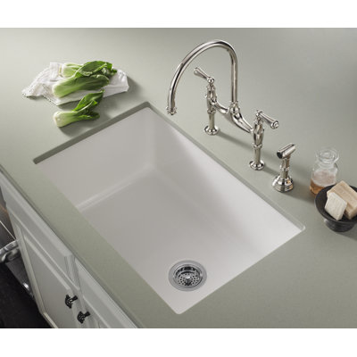 Allia 34" Fireclay Single Bowl Undermount Kitchen Sink
