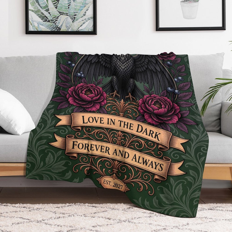 Jeté Black Eagle avec flanelle de luxe, couverture douce et chaude pour le canapé-lit du salon, 30 po x 40 po