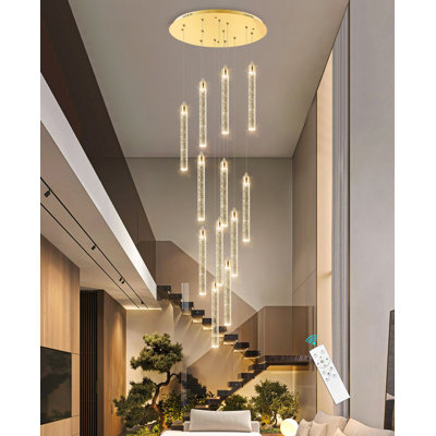 Ladainian Glam Chandelier Crystal LED Linear Light