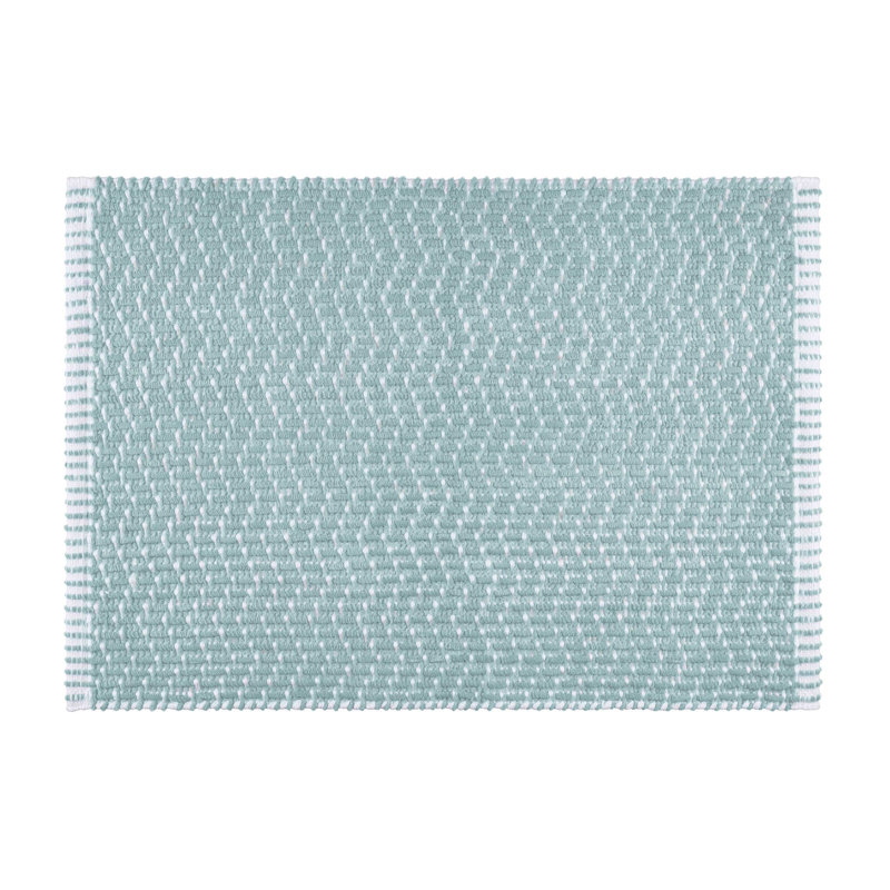 Martex Fresh & Collected Laurel Bath Rug, Blue