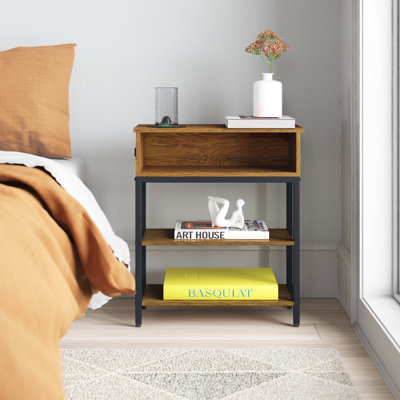 Noell 21.26'' W Metal Nightstand