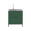 3 Piece Outdoor Kitchen Set with Sink VILAMA Metal Green