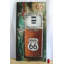 Route surélevée Route 66, art mural en métal, peinture en relief 40 po x 2 po x H 79 po