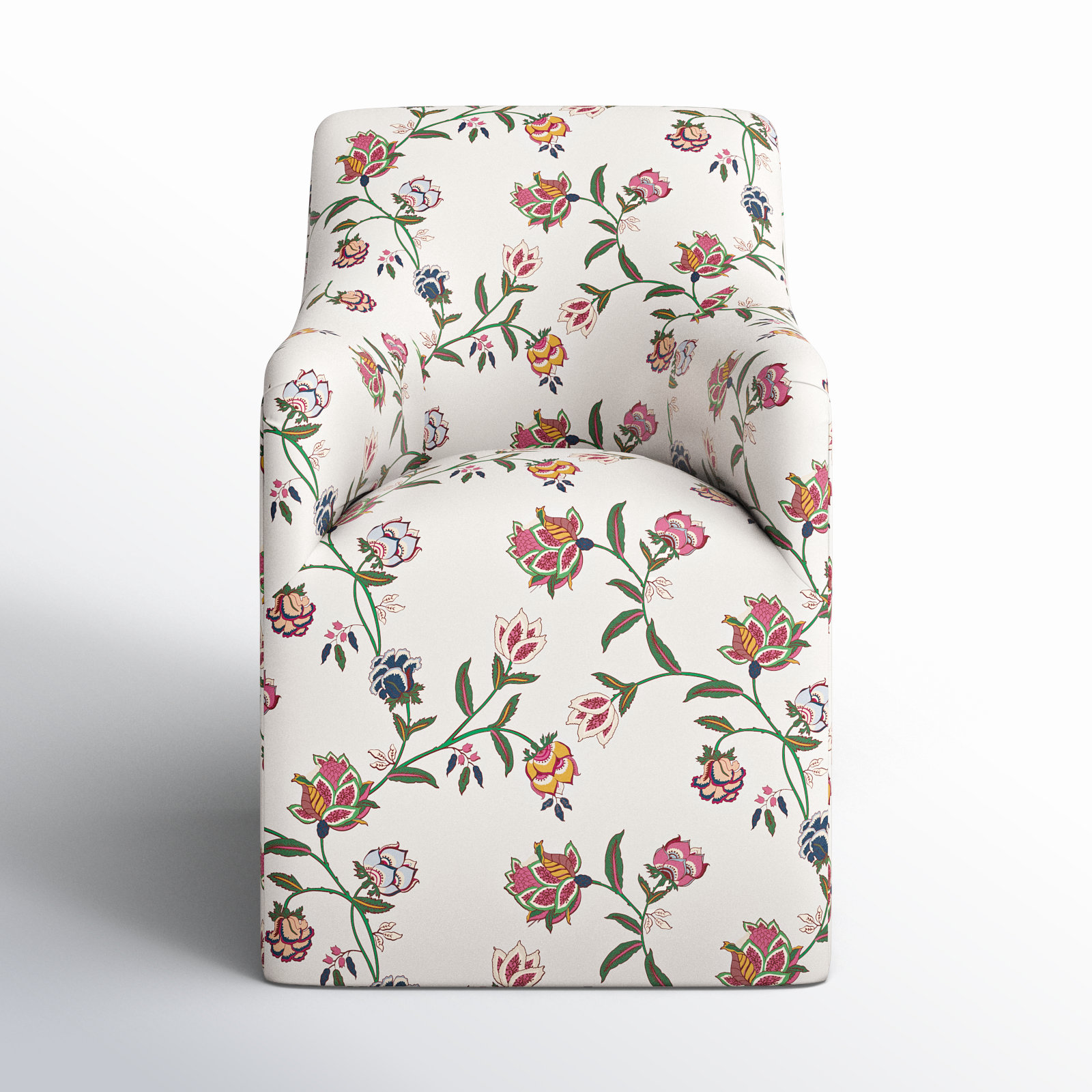 Howth Dining Armchair, Chintz Floral Multi Cotton
