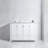 Functional Elegance Mdf Transitional Bathroom Vanity With Ceramic Basin For Effortless Organization