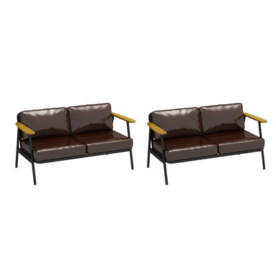 Banc rembourré en similicuir
