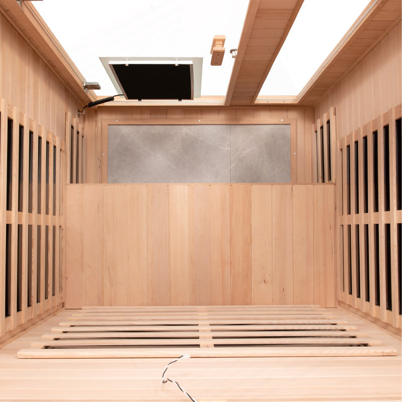 Porte de sauna basse infrarouge lointaine