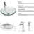Conrado 36" Single Bathroom Vanity Set with Glass Sink Top-87328221-87328220