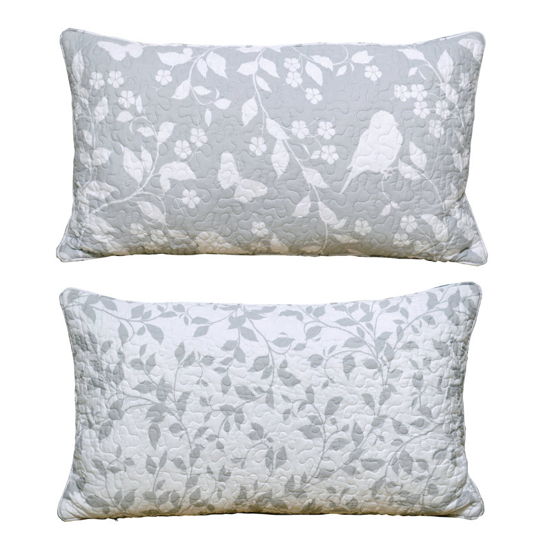 Animal Print Rectangular Lumbar Cushion Cover, Grey