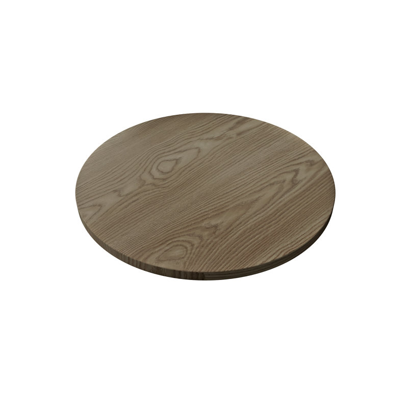 Plateau de table en bois manufacturé à rebords arrondis, Naturel, L 30 po x L 30 po