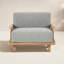 Hudson Outdoor Accent Chair Natural/Gray