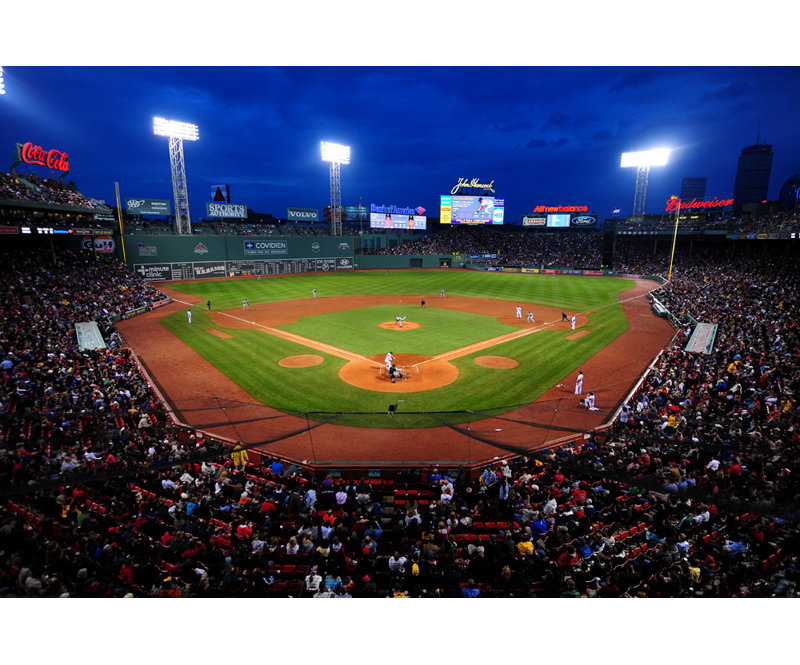 Fenway Park, 12" H x 18" W
