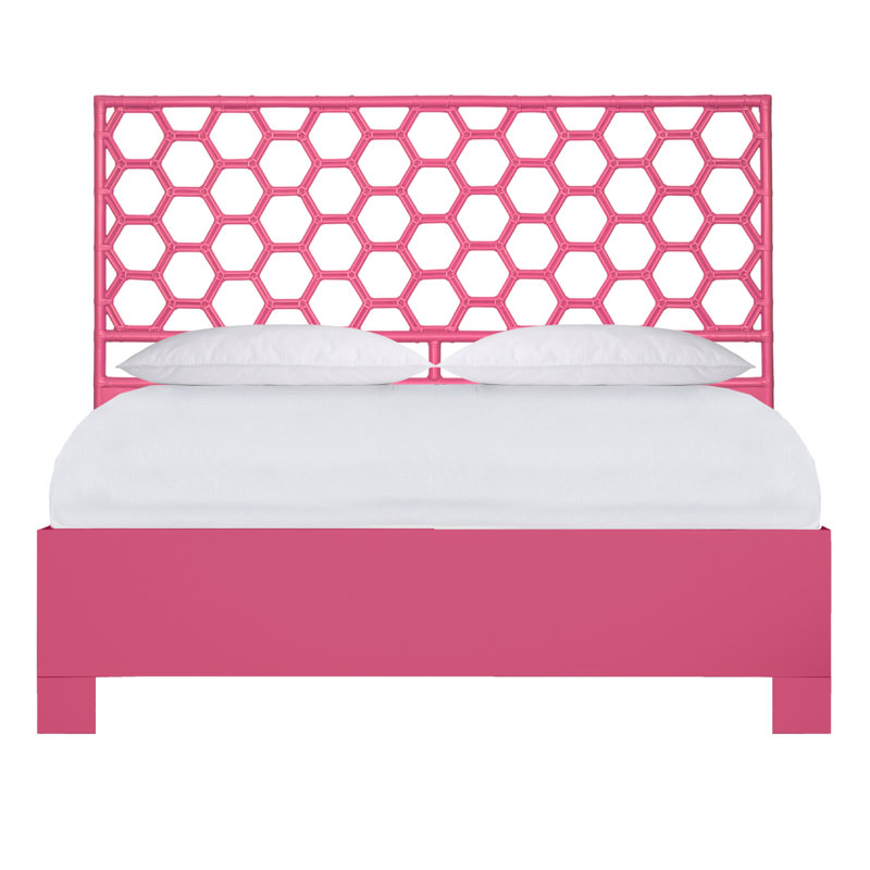 Honeycomb Standard Bed, King, Hot Pink
