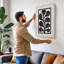 Striped Botanica Botanical - Wrapped Canvas-2034333611-2034333609