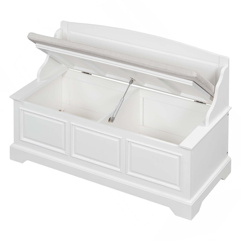 Banc de rangement pour chaussures Retro, Blanc