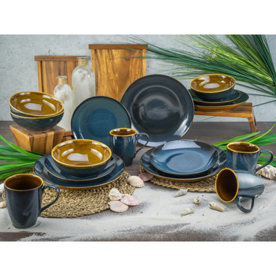Mallorca, 16 Piece Dinnerware Set, Service For 4
